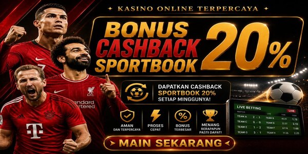 Promo Bonus Cashback Sportsbook 20%
